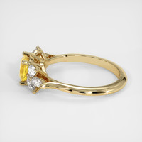 0.90 Ct. Yellow Sapphire Ring, 14K Yellow Gold 4