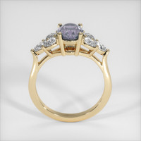1.26 Ct. Bi Color Sapphire Ring, 18K Yellow Gold 3