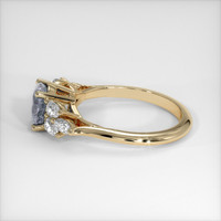 1.26 Ct. Bi Color Sapphire Ring, 18K Yellow Gold 4