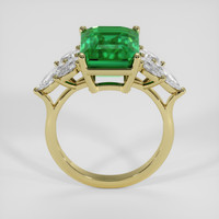 5.35 Ct. Emerald Ring, 18K Yellow Gold 3