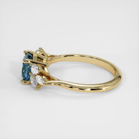 1.59 Ct. Sapphire Ring, 18K Yellow Gold 4