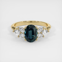 2.36 Ct. Sapphire Ring, 18K Yellow Gold 1