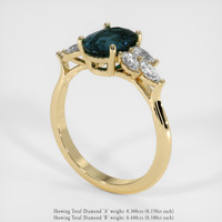2.36 Ct. Sapphire Ring, 18K Yellow Gold 2