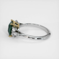 2.05 Ct. Bluish Green Sapphire Ring, 14K Yellow & White 4