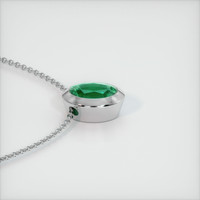 1.21 Ct. Emerald Pendant, Platinum 950 3