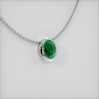 1.55 Ct. Emerald Pendant, Platinum 950 2