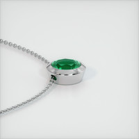 1.55 Ct. Emerald Pendant, Platinum 950 3