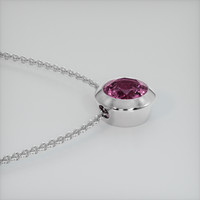 0.88 Ct. Gemstone Pendant, Platinum 950 3