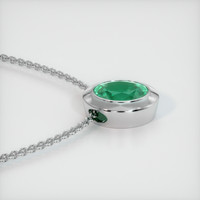 1.55 Ct. Emerald Pendant, Platinum 950 3