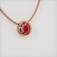 2.04 Ct. Sapphire Pendant, 14K Rose Gold 2