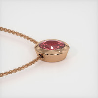 2.04 Ct. Sapphire Pendant, 14K Rose Gold 3