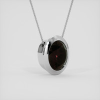 60.66 Ct. Red Garnet Pendant, Silver 2