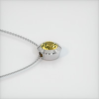 0.92 Ct. Sapphire Pendant, 14K White Gold 3
