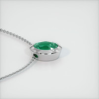 Emerald Pendant 1.23 Ct., 18K White Gold Preview