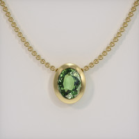 1.20 Ct. Gemstone Pendant, 14K Yellow Gold 1