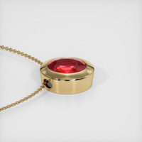 6.10 Ct. Ruby Pendant, 14K Yellow Gold 3