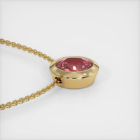 2.04 Ct. Sapphire Pendant, 14K Yellow Gold 3