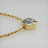 5.38 Ct. Gemstone Pendant, 18K Yellow Gold 3