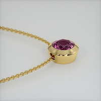 0.88 Ct. Gemstone Pendant, 18K Yellow Gold 3