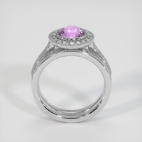 2.07 Ct. Pinkish Purple Sapphire Ring, 14K White Gold 3
