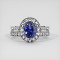 1.61 Ct. Color Change Sapphire Ring, Platinum 950 1