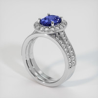 1.61 Ct. Color Change Sapphire Ring, Platinum 950 2