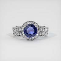 1.82 Ct. Sapphire Ring, Platinum 950 1