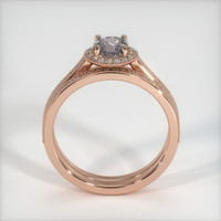 0.88 Ct. Sapphire Ring, 18K Rose Gold 3