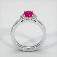 1.69 Ct. Ruby Ring, 14K White Gold 3