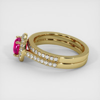 1.69 Ct. Ruby Ring, 14K Yellow Gold 4
