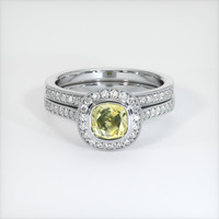 1.01 Ct. Sapphire Ring, Platinum 950 1
