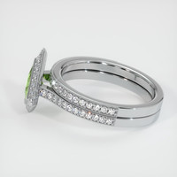 0.86 Ct. Sapphire Ring, 14K White Gold 4