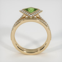 0.86 Ct. Sapphire Ring, 18K Yellow Gold 3