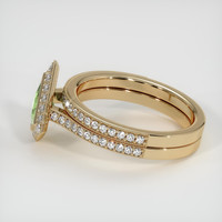 0.86 Ct. Sapphire Ring, 18K Yellow Gold 4