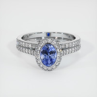 0.79 Ct. Sapphire Ring, Platinum 950 1