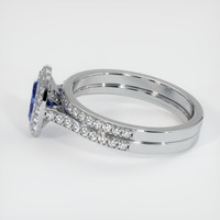 0.79 Ct. Sapphire Ring, Platinum 950 4