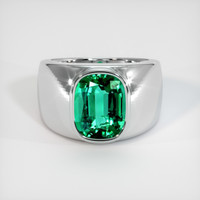 3.30 Ct. Emerald Ring, Platinum 950 1