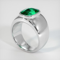 Men's Emerald Ring 3.30 Ct., Platinum 950 Preview