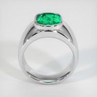 3.30 Ct. Emerald Ring, Platinum 950 3