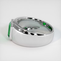 1.43 Ct. Emerald   Ring, Platinum 950 4