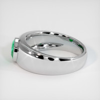 0.83 Ct. Emerald Ring, Platinum 950 4