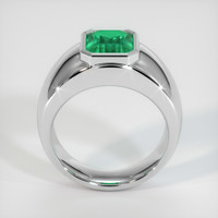 1.89 Ct. Emerald   Ring, Platinum 950 3
