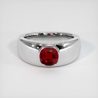 1.31 Ct. Ruby Ring, Platinum 950 1