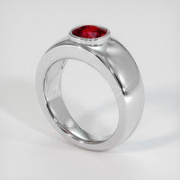 1.31 Ct. Ruby Ring, Platinum 950 2