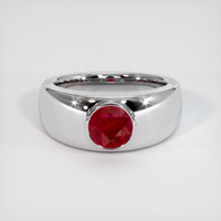 1.49 Ct. Ruby Ring, Platinum 950 1