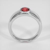2.01 Ct. Padparadscha Sapphire Ring, Platinum 950 3