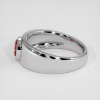 2.01 Ct. Padparadscha Sapphire Ring, Platinum 950 4