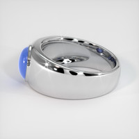2.91 Ct. Blue Sapphire Ring, Platinum 950 4