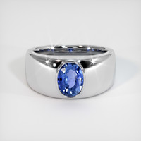 1.24 Ct. Sapphire Ring, Platinum 950 1