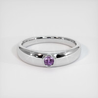 0.23 Ct. Purple Sapphire Ring, Platinum 950 1